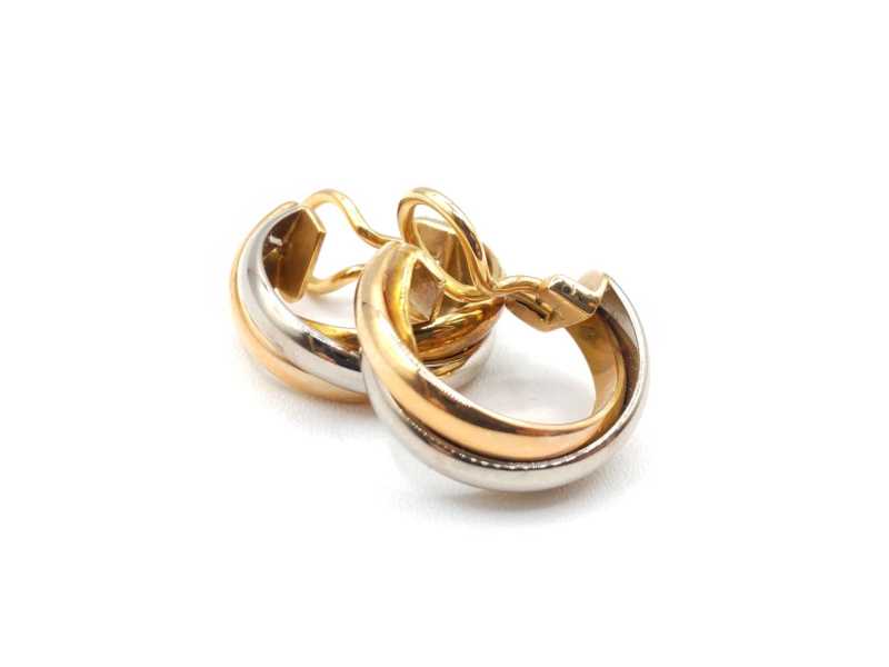 カルティエ買取 トリニティ イヤリング750